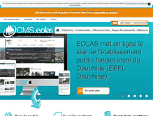 Tablet Screenshot of cms.eolas.fr